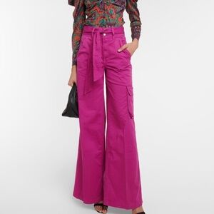 Veronica Beard Belisa Wide-Leg High Rise Pants